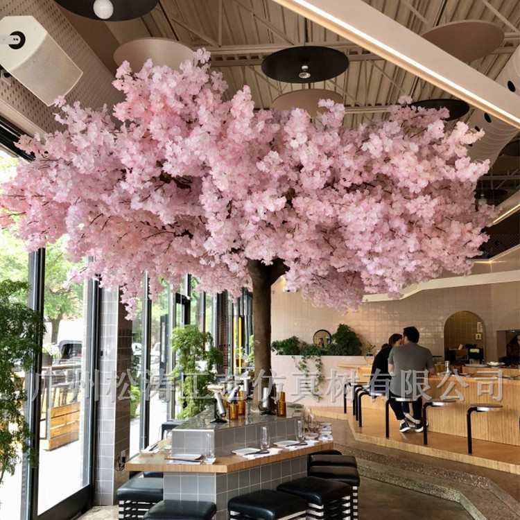 餐廳仿真櫻花樹
