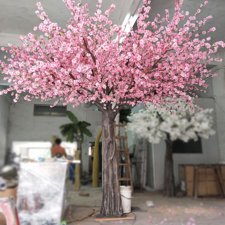 仿真桃花樹(shù)假桃樹(shù)