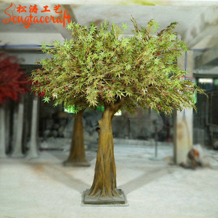 仿真綠楓樹